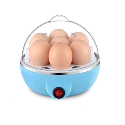 Egg Boiler with Automatic Shut-Off, 7-Egg Capacity for Steaming, Cooking, Boiling, and Frying (350 Watts, Multicolor)