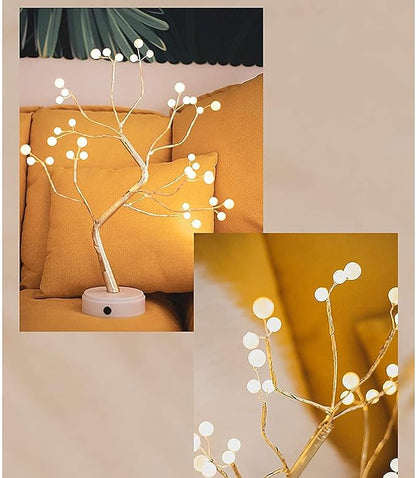 Touch Switch Artificial Tree Light with Adjustable Branches, Warm LED Glow, and Festive Decor for Holidays, Parties, and Home Decoration