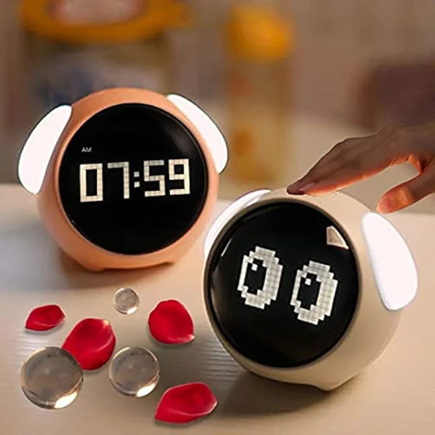 Led Emoji Alarm Clock - (Select From Drop Down Menu)