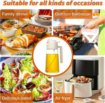 Oil Dispenser Cooking Food Canister Container Oil Bottle For Kitchen - Oilyx™️ Large 500ml Oilyx™️ Zaavio®